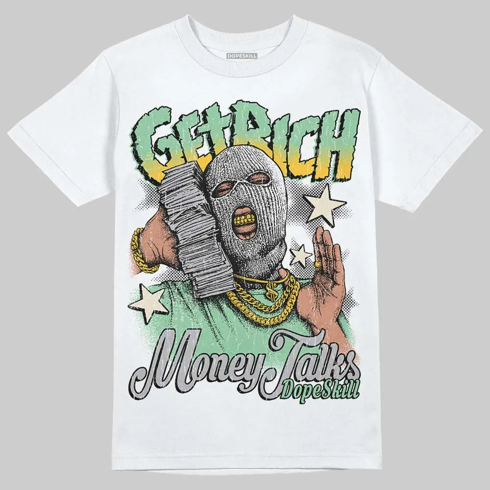 Kayano 12.1 White/Menthol DopeSkill T-Shirt Get Rich Graphic sold by DopeSkill product image thumbnail 2