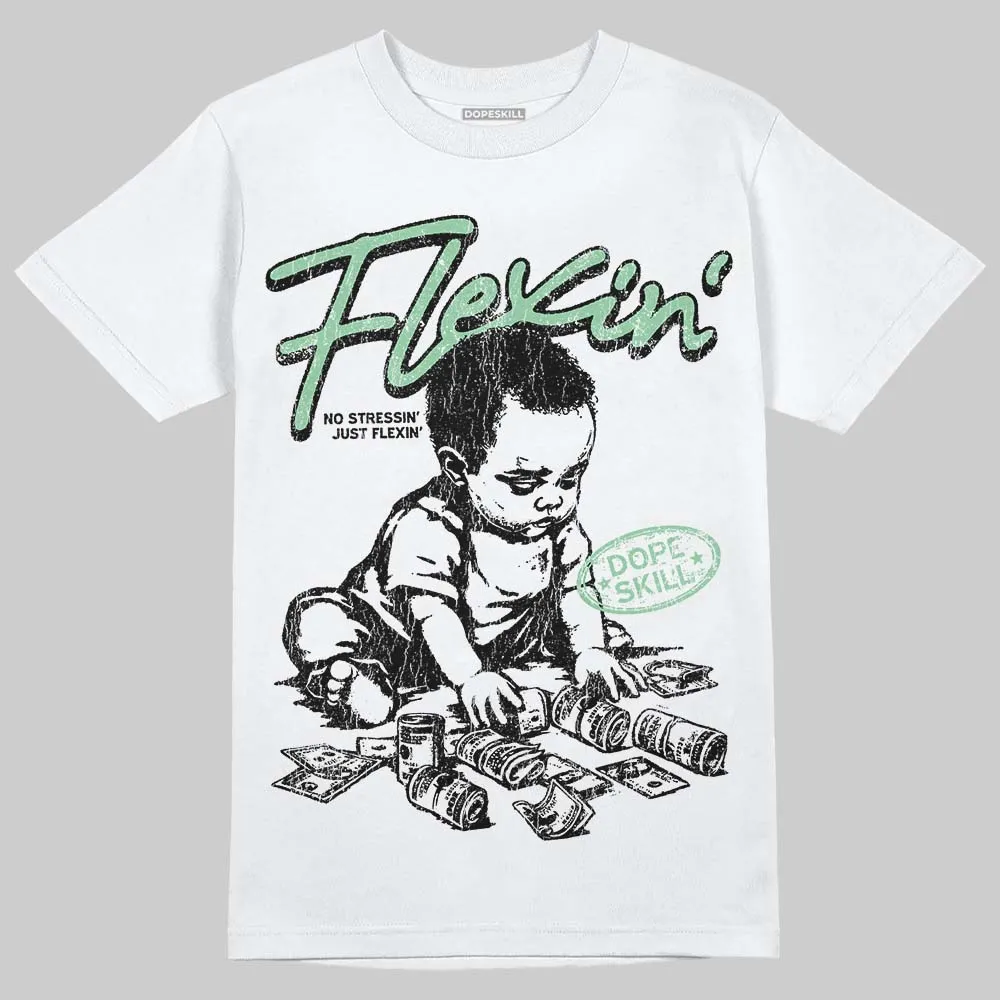 Kayano 12.1 White/Menthol DopeSkill T-Shirt Flexin' Graphic sold by DopeSkill product image thumbnail 2