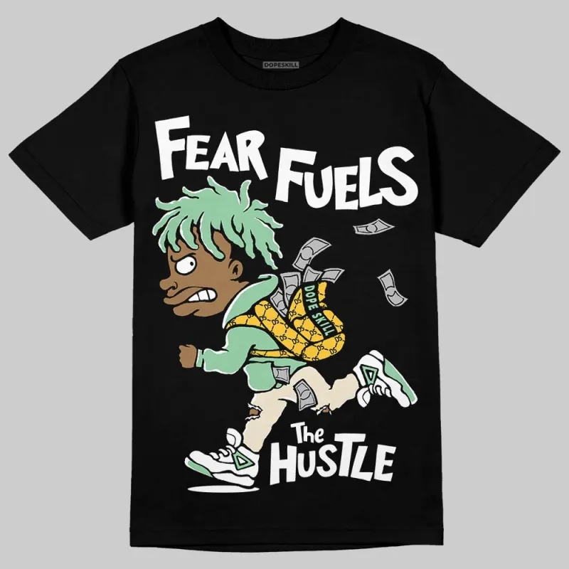 Kayano 12.1 White/Menthol DopeSkill T-Shirt Fear Fuels The Hustle Graphic sold by DopeSkill
