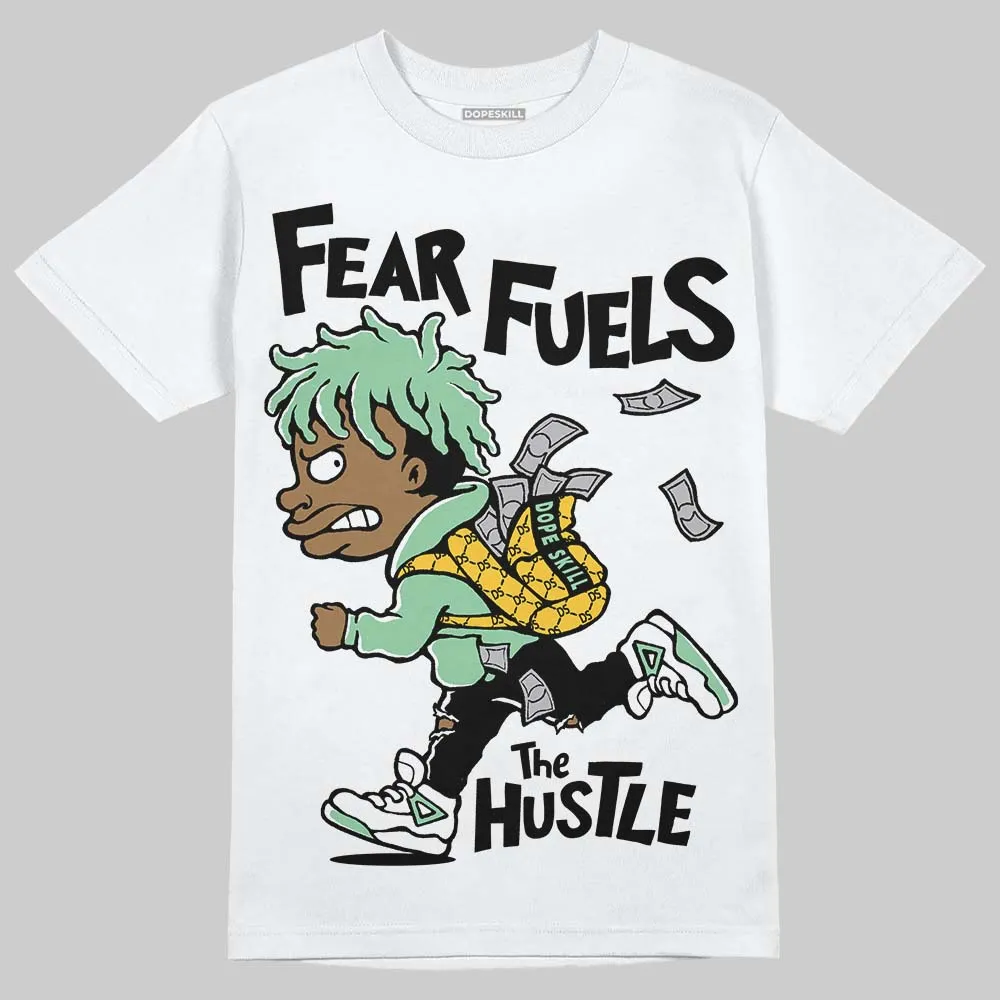 Kayano 12.1 White/Menthol DopeSkill T-Shirt Fear Fuels The Hustle Graphic sold by DopeSkill product image thumbnail 2