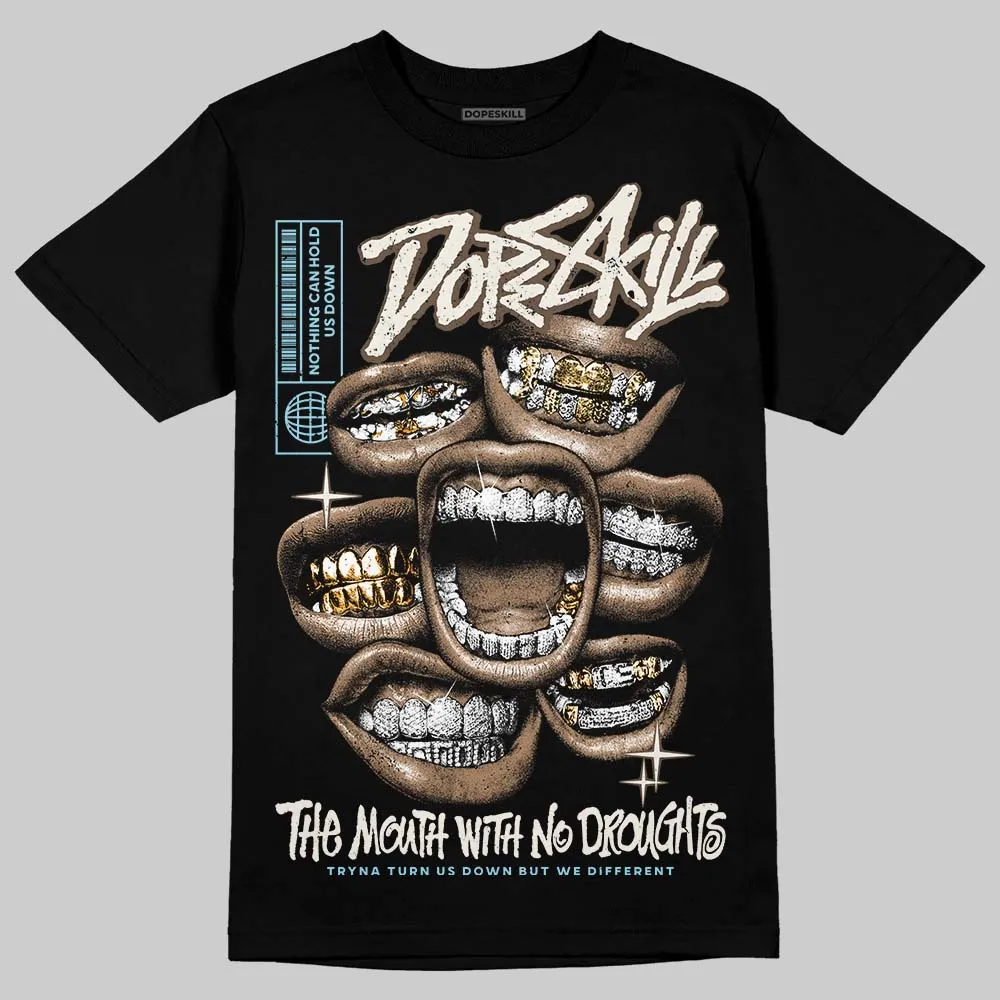 Kayano 12.1 Cream/Stillwater DopeSkill T-Shirt The Mouth With No Droughts Graphic sold by DopeSkill product image thumbnail 2