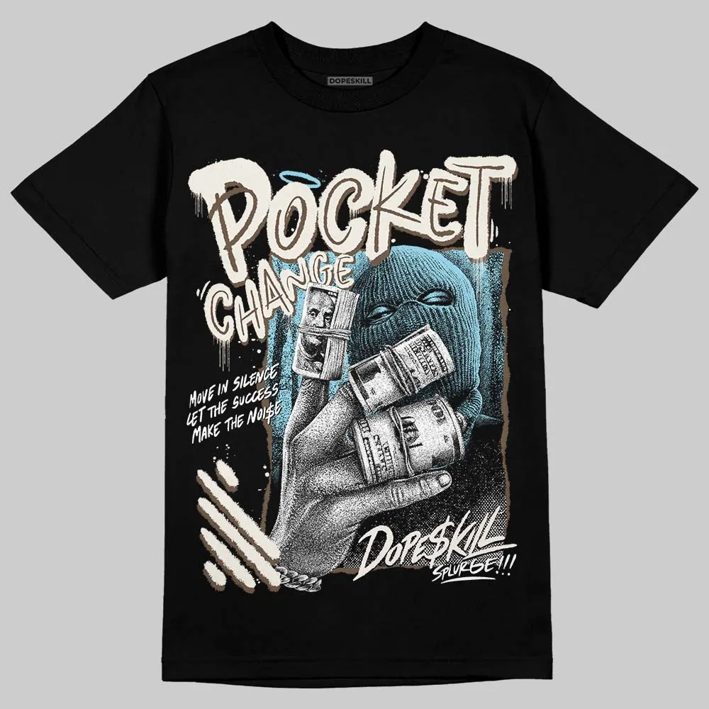 Kayano 12.1 Cream/Stillwater DopeSkill T-Shirt Pocket Change Graphic sold by DopeSkill product image thumbnail 2