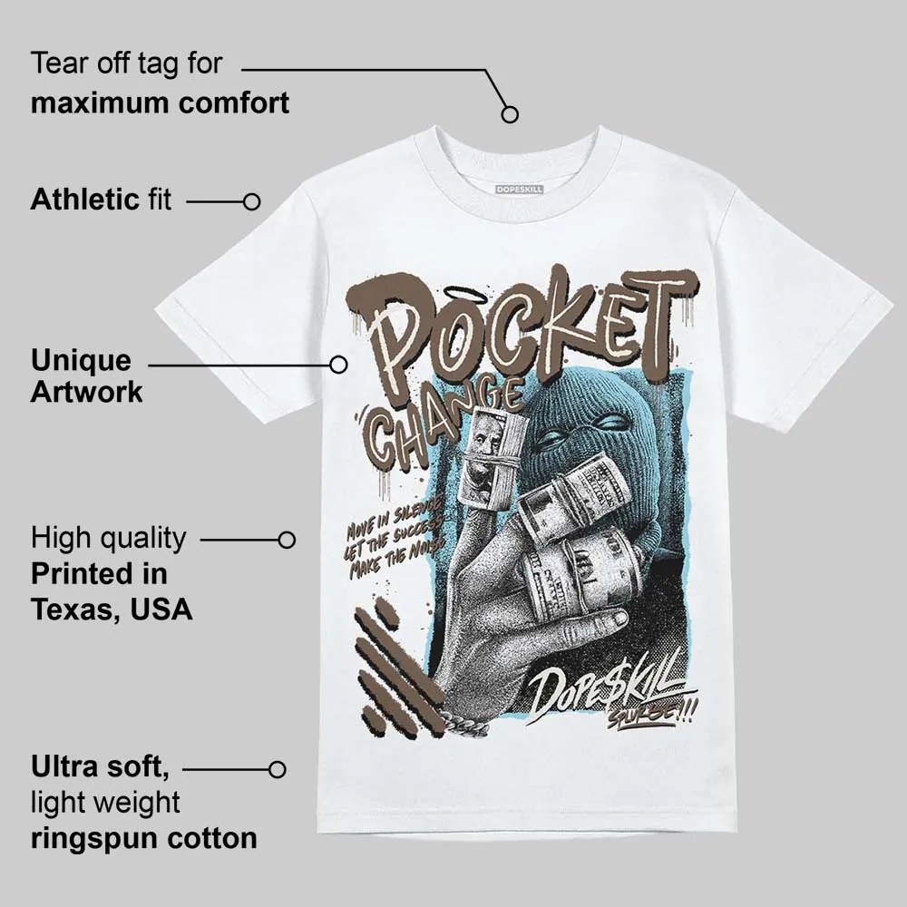 Kayano 12.1 Cream/Stillwater DopeSkill T-Shirt Pocket Change Graphic sold by DopeSkill product image thumbnail 3