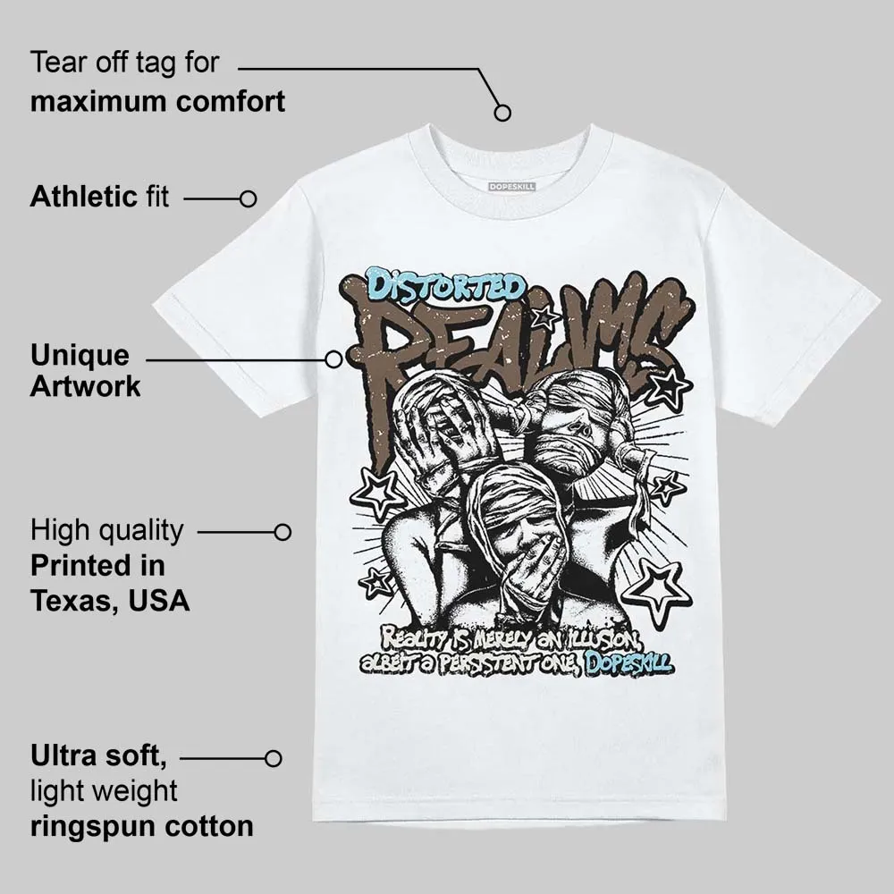 Kayano 12.1 Cream/Stillwater DopeSkill T-Shirt Distorted Realms Graphic sold by DopeSkill product image thumbnail 3