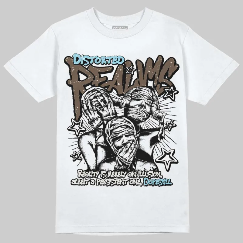 Kayano 12.1 Cream/Stillwater DopeSkill T-Shirt Distorted Realms Graphic sold by DopeSkill