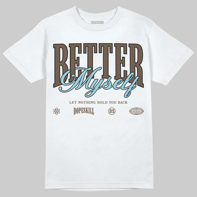 Kayano 12.1 Cream/Stillwater DopeSkill T-Shirt Better Myself Graphic sold by DopeSkill