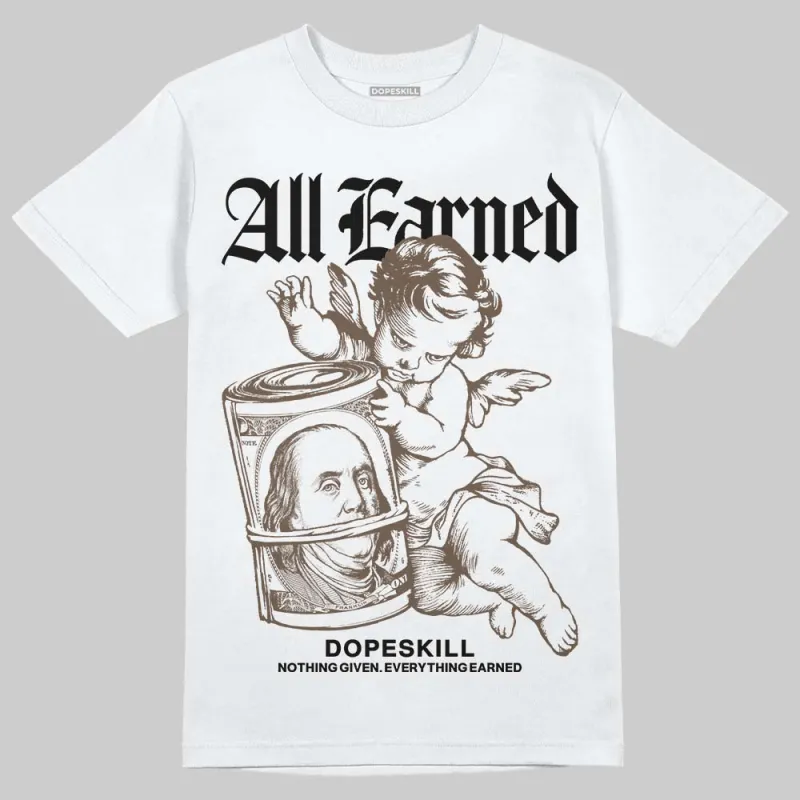 Kayano 12.1 Cream/Stillwater DopeSkill T-Shirt All Earned Graphic sold by DopeSkill