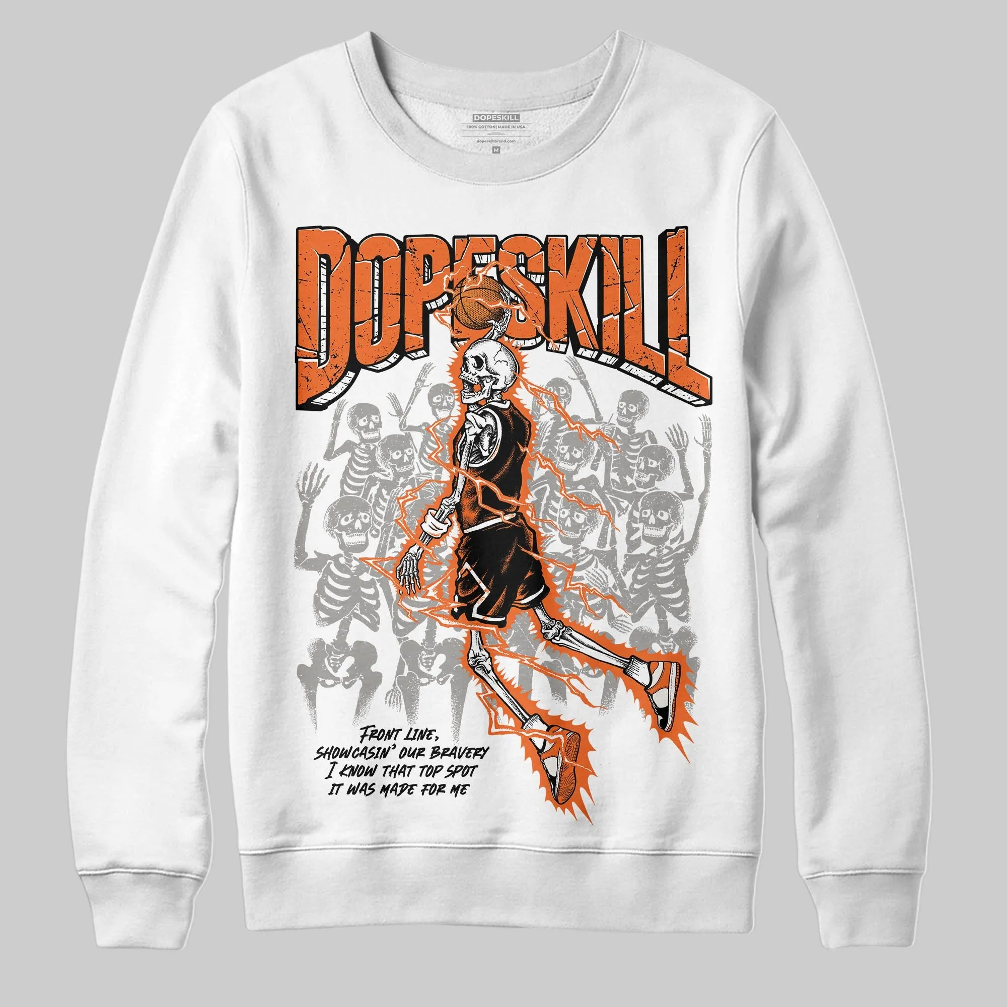 Shattered Backboard 1s DopeSkill Sweatshirt Thunder Dunk Graphic sold by DopeSkill product image thumbnail 2