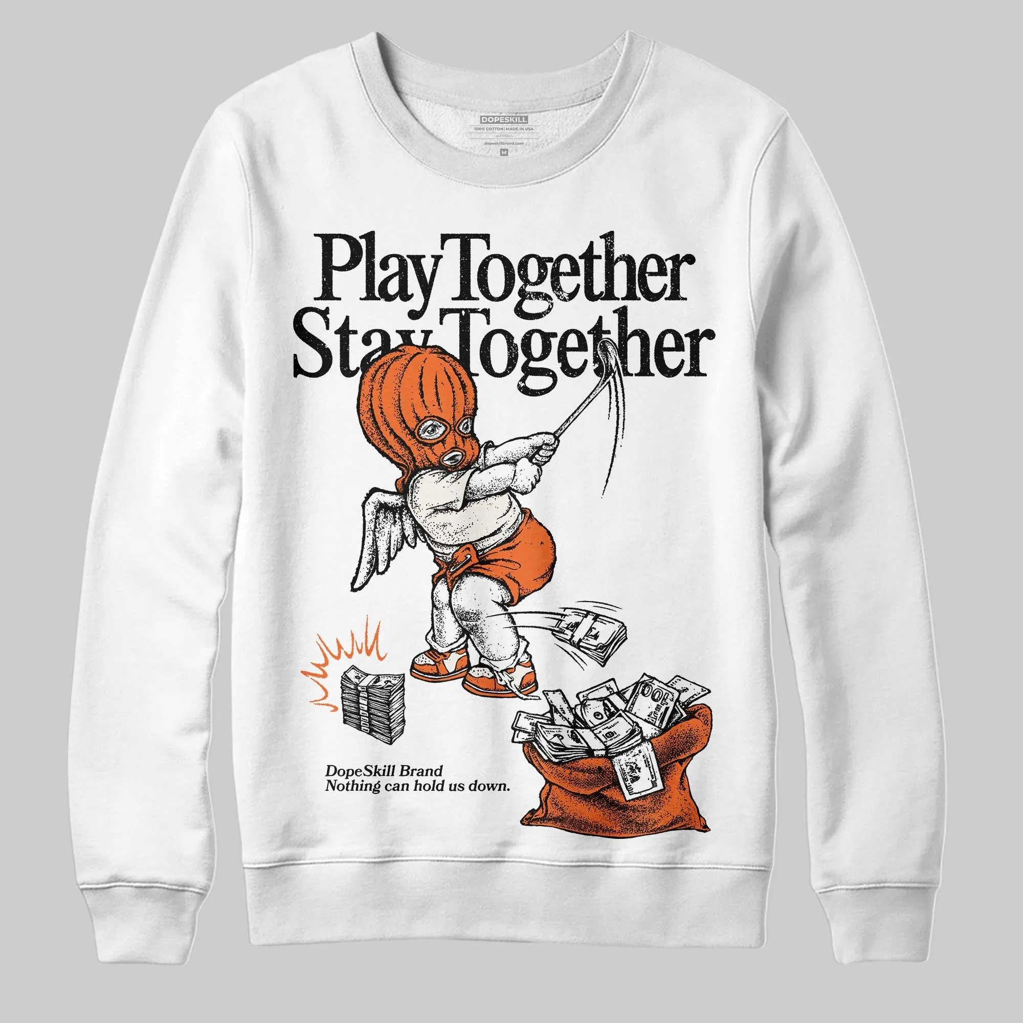 Shattered Backboard 1s DopeSkill Sweatshirt Play together, Stay together Graphic sold by DopeSkill product image thumbnail 2
