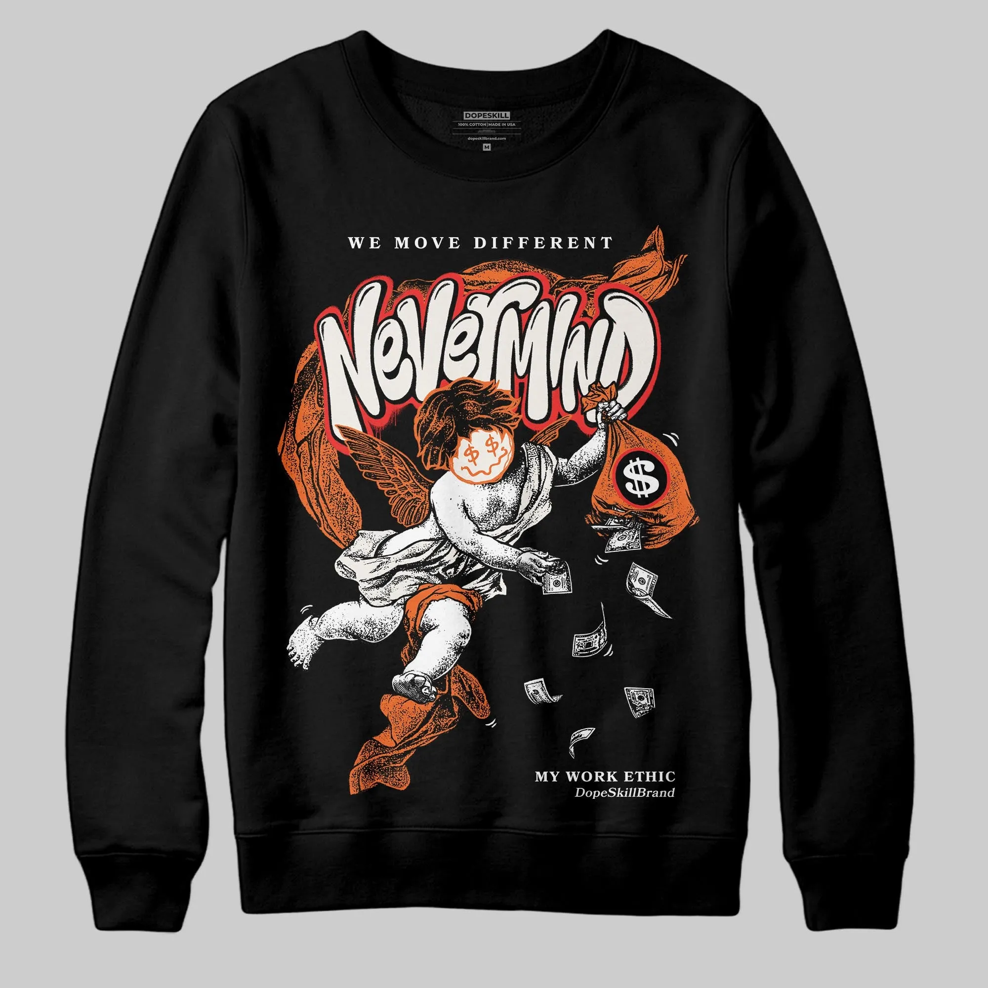 Shattered Backboard 1s DopeSkill Sweatshirt Nevermind Graphic sold by DopeSkill