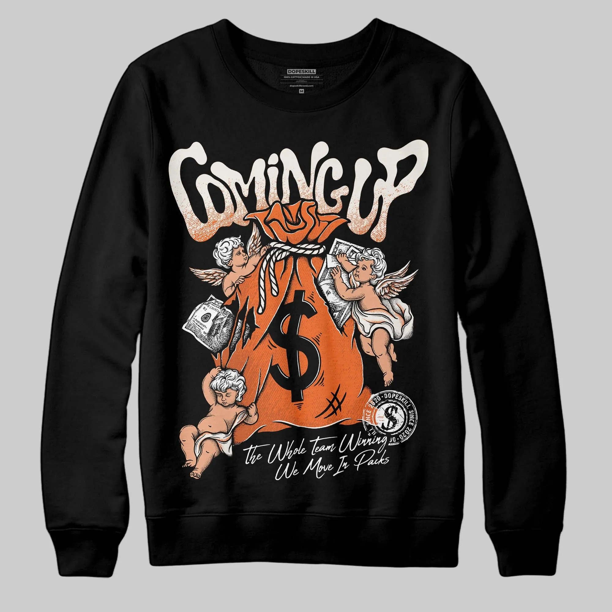 Shattered Backboard 1s DopeSkill Sweatshirt Money Bag Coming Up Graphic sold by DopeSkill