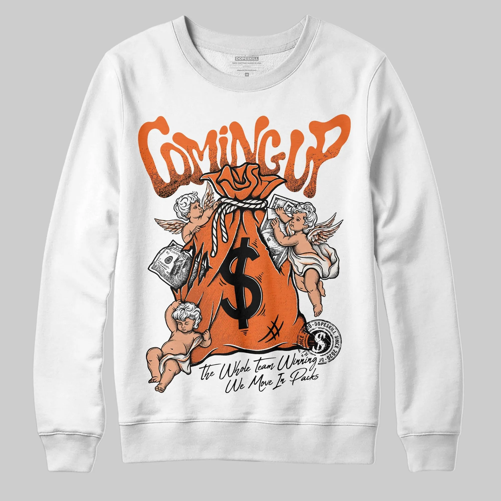 Shattered Backboard 1s DopeSkill Sweatshirt Money Bag Coming Up Graphic sold by DopeSkill product image thumbnail 2