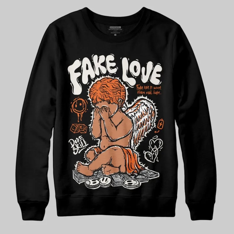 Shattered Backboard 1s DopeSkill Sweatshirt False Love Graphic sold by DopeSkill