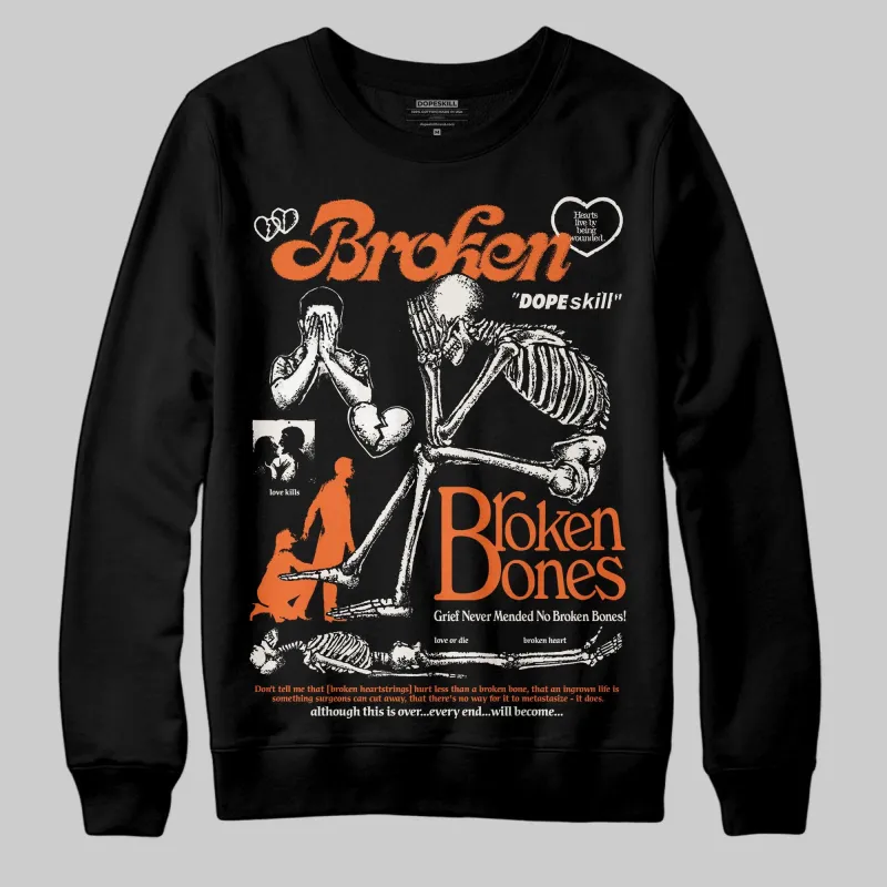 Shattered Backboard 1s DopeSkill Sweatshirt Broken Bones Graphic sold by DopeSkill