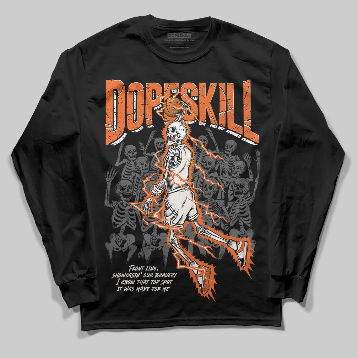 Shattered Backboard 1s DopeSkill Long Sleeve T-Shirt Thunder Dunk Graphic sold by DopeSkill