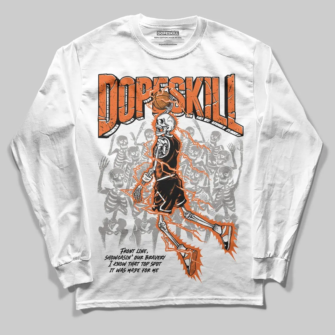 Shattered Backboard 1s DopeSkill Long Sleeve T-Shirt Thunder Dunk Graphic sold by DopeSkill product image thumbnail 2