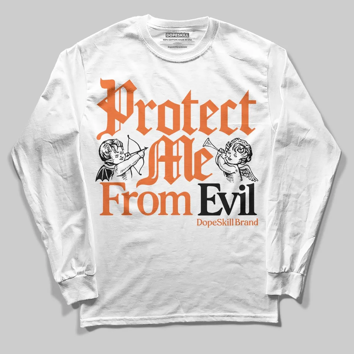 Shattered Backboard 1s DopeSkill Long Sleeve T-Shirt Protect Me From Evil Graphic sold by DopeSkill product image thumbnail 2