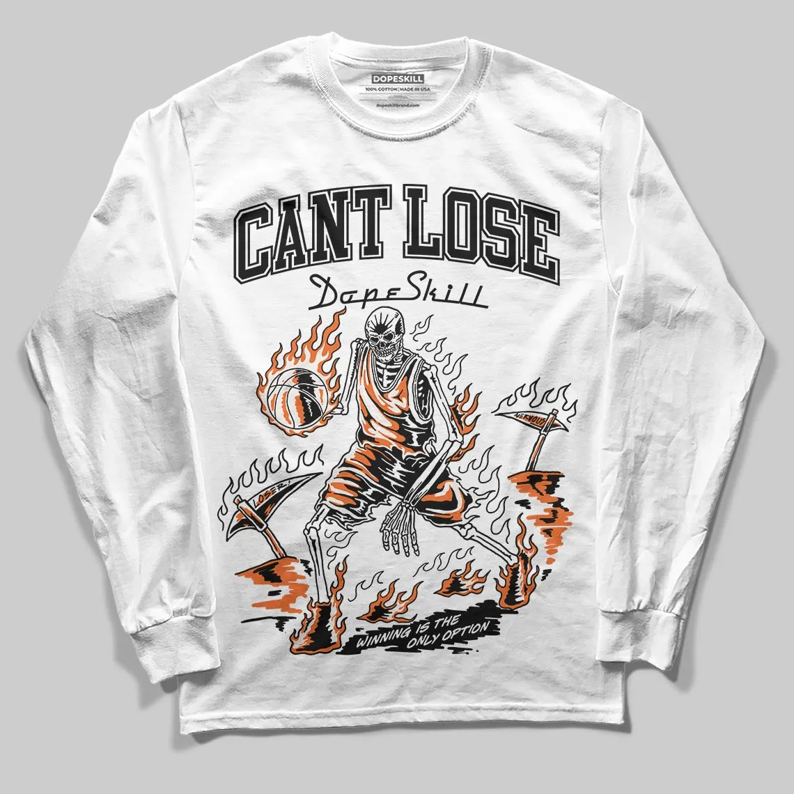 Shattered Backboard 1s DopeSkill Long Sleeve T-Shirt Cant Lose Graphic sold by DopeSkill product image thumbnail 2