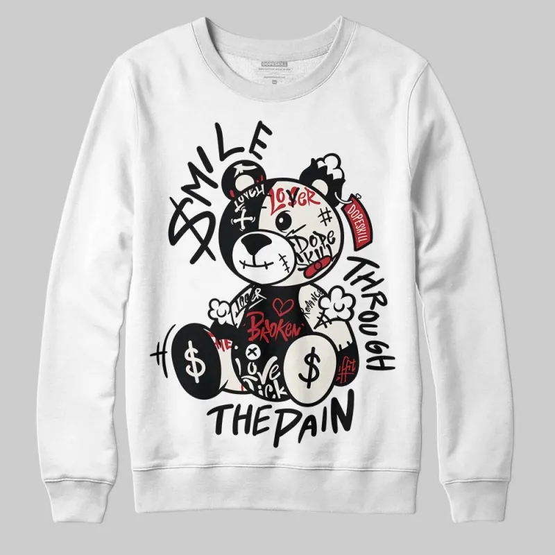 Nigel Sylvester x “Nitro” 1s DopeSkill Sweatshirt Smile Through The Pain Graphic sold by DopeSkill
