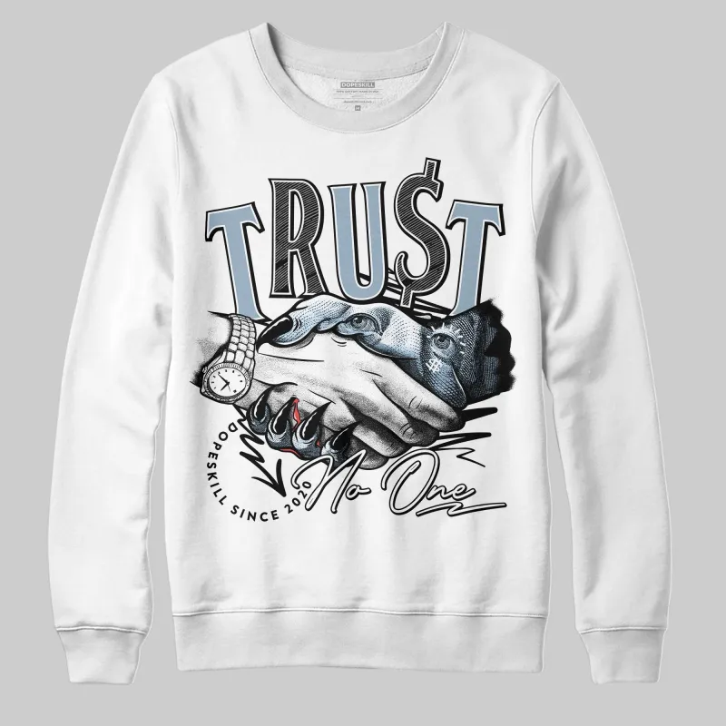 Blue Suede 40s DopeSkill Sweatshirt Trust No One Graphic sold by DopeSkill