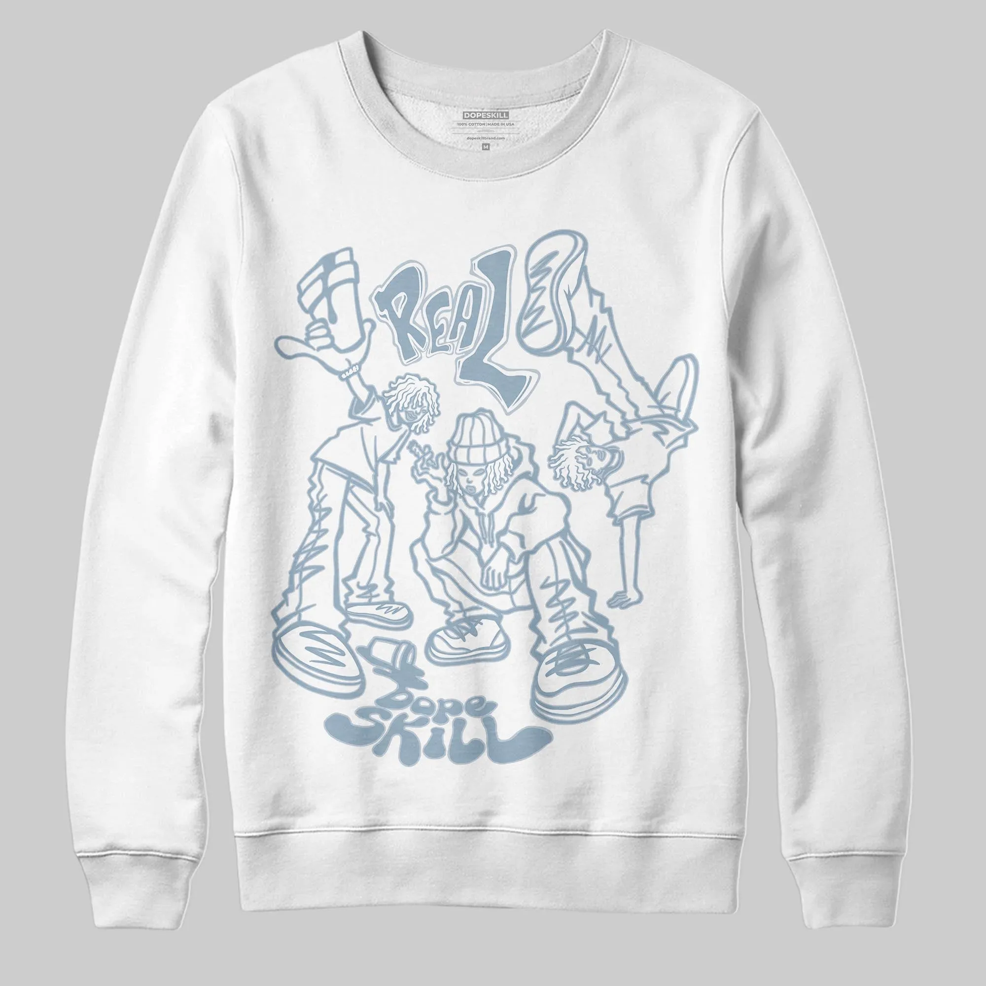 Blue Suede 40s DopeSkill Sweatshirt Real Y2K Players Graphic sold by DopeSkill