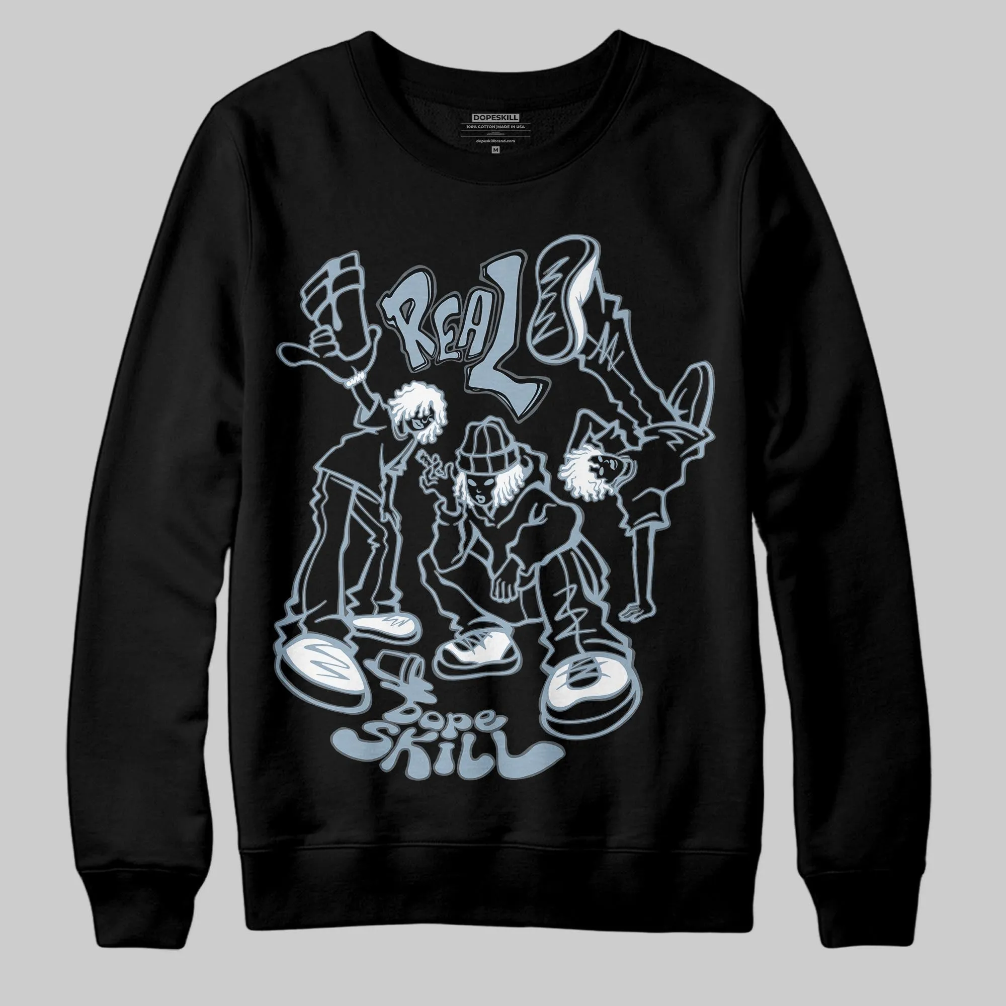 Blue Suede 40s DopeSkill Sweatshirt Real Y2K Players Graphic sold by DopeSkill product image thumbnail 2
