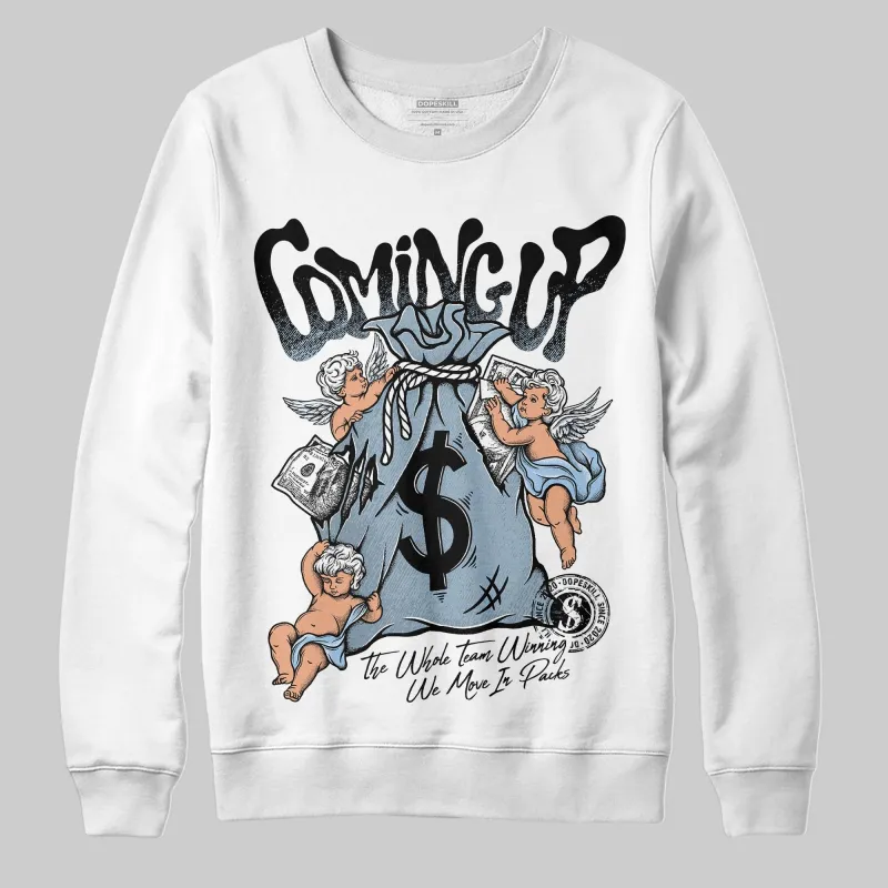Blue Suede 40s DopeSkill Sweatshirt Money Bag Coming Up Graphic sold by DopeSkill