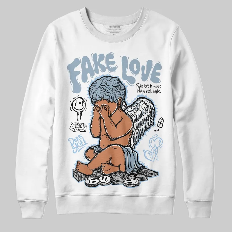 Blue Suede 40s DopeSkill Sweatshirt False Love Graphic sold by DopeSkill