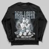 Blue Suede 40s DopeSkill Long Sleeve T-Shirt Real Lover Graphic sold by DopeSkill