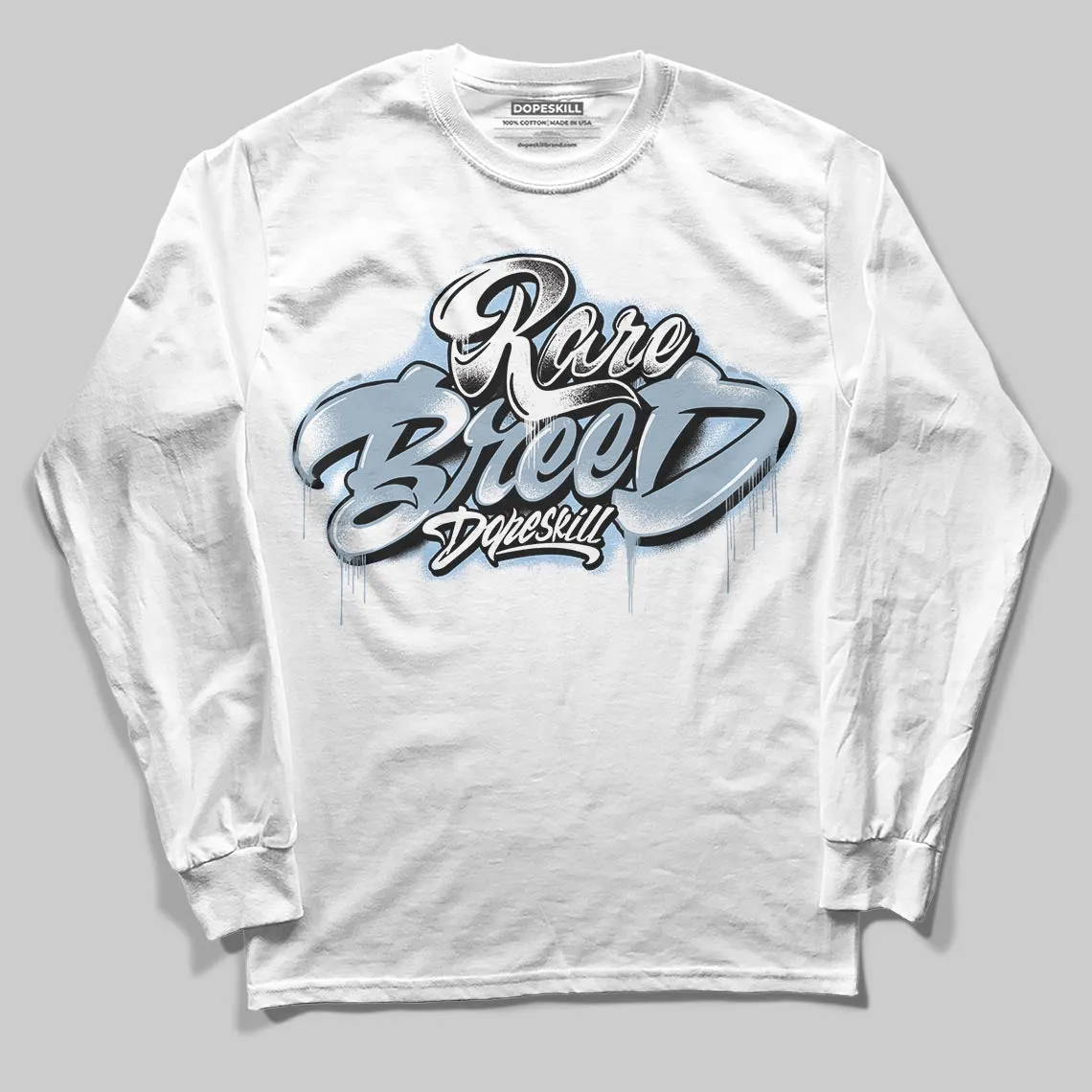 Blue Suede 40s DopeSkill Long Sleeve T-Shirt Rare Breed Type Graphic sold by DopeSkill