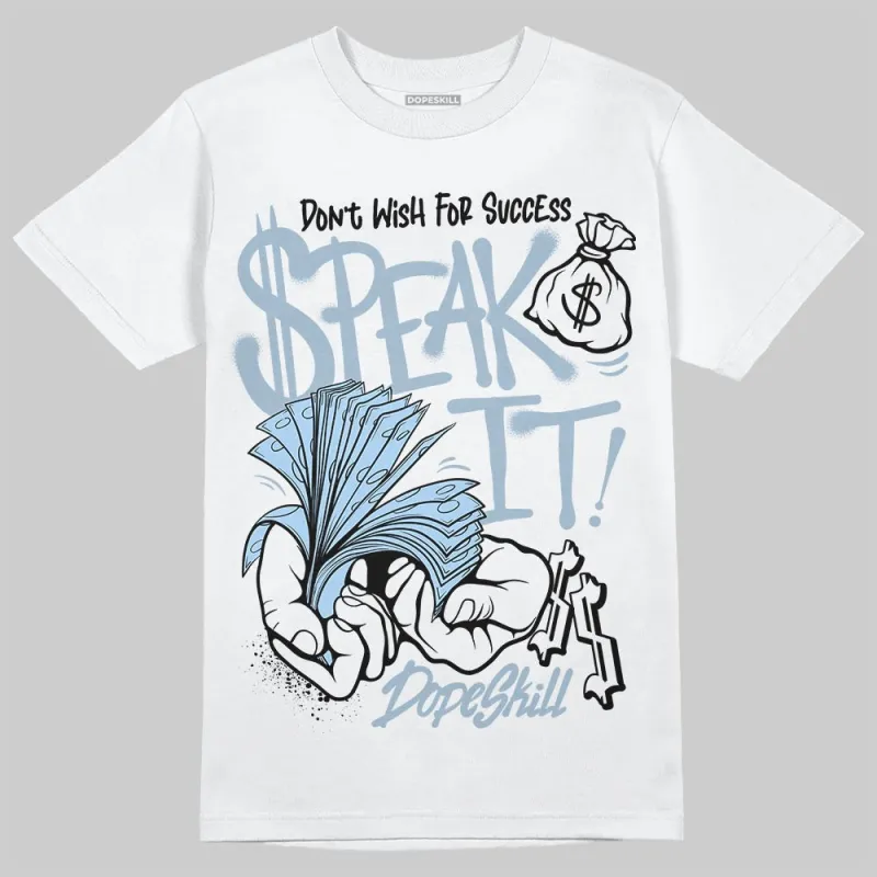 Blue Suede 40s DopeSkill T-Shirt Speak It Graphic sold by DopeSkill