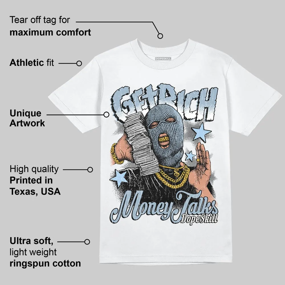 Blue Suede 40s DopeSkill T-Shirt Get Rich Graphic sold by DopeSkill product image thumbnail 3