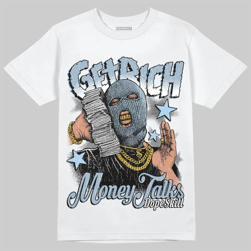 Blue Suede 40s DopeSkill T-Shirt Get Rich Graphic sold by DopeSkill