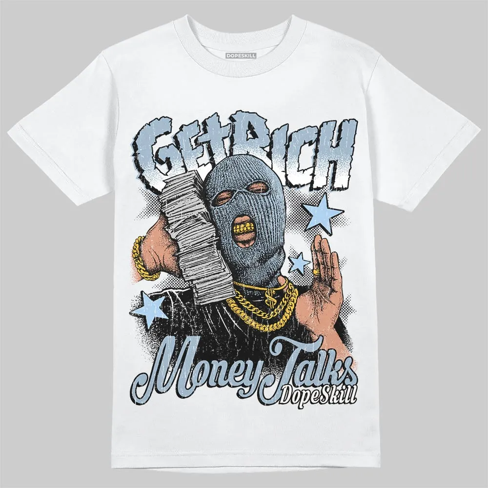 Blue Suede 40s DopeSkill T-Shirt Get Rich Graphic sold by DopeSkill