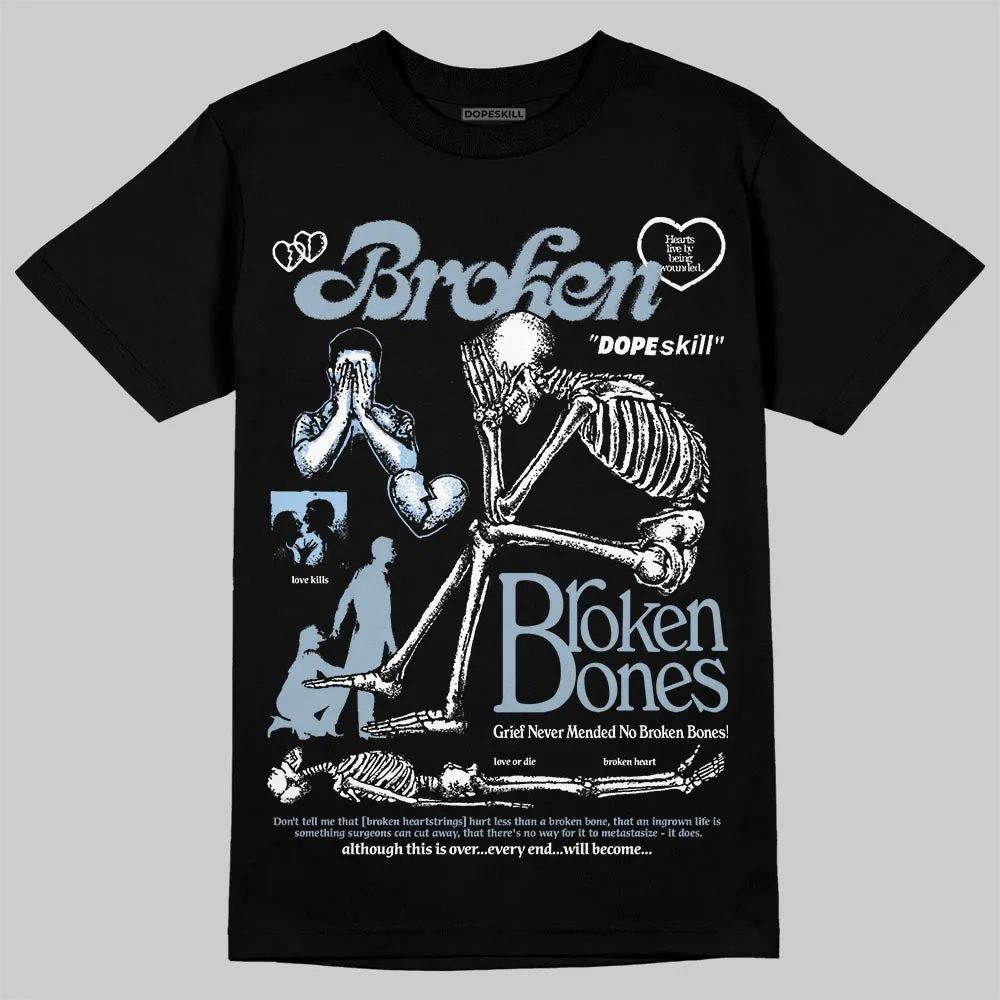 Blue Suede 40s DopeSkill T-Shirt Broken Bones Graphic sold by DopeSkill product image thumbnail 2