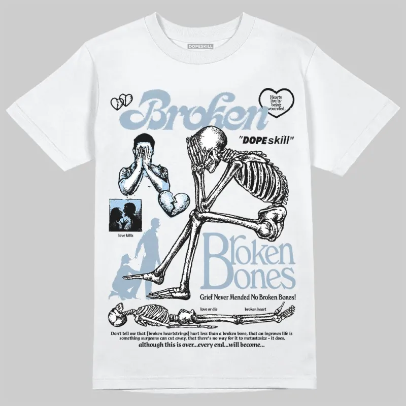 Blue Suede 40s DopeSkill T-Shirt Broken Bones Graphic sold by DopeSkill