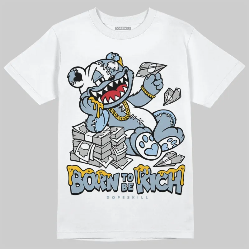 Blue Suede 40s DopeSkill T-Shirt Born To Be Rich Graphic sold by DopeSkill