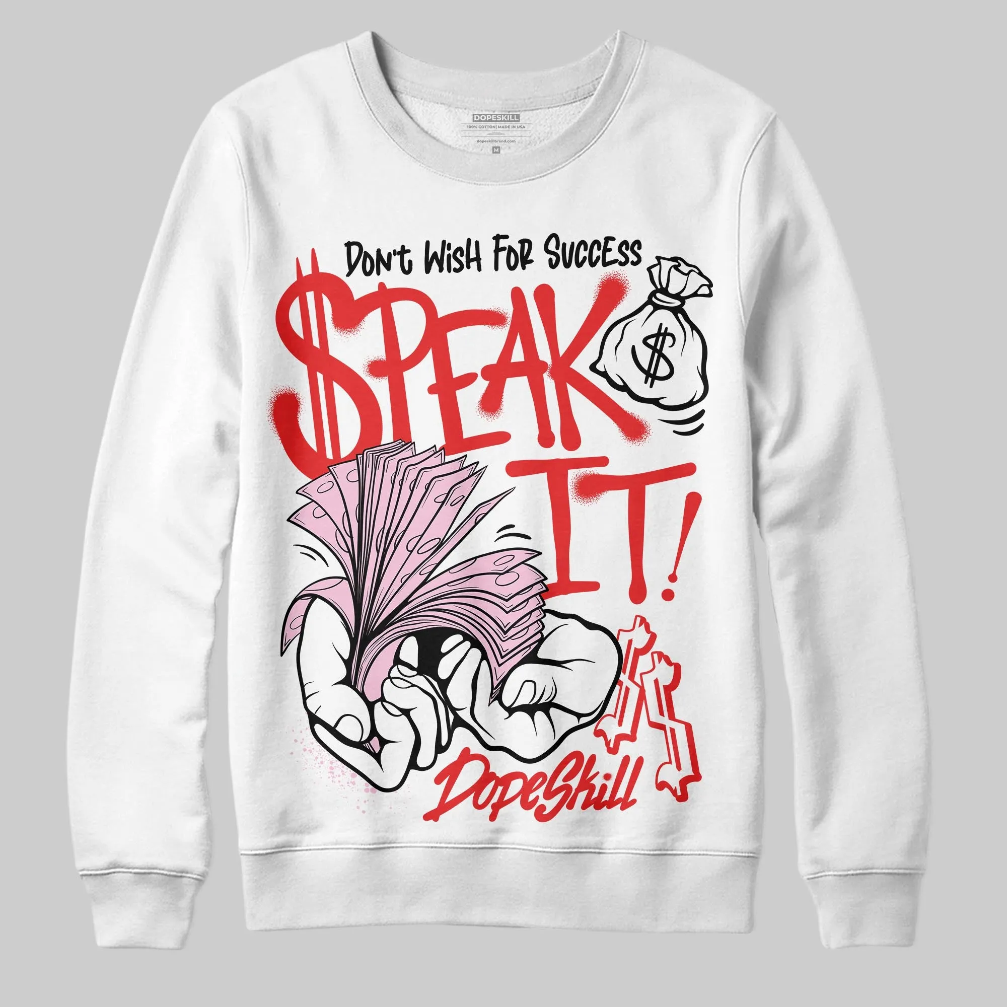 Awake NY x Arctic Pink 5s DopeSkill Sweatshirt Speak It Graphic sold by DopeSkill product image thumbnail 2