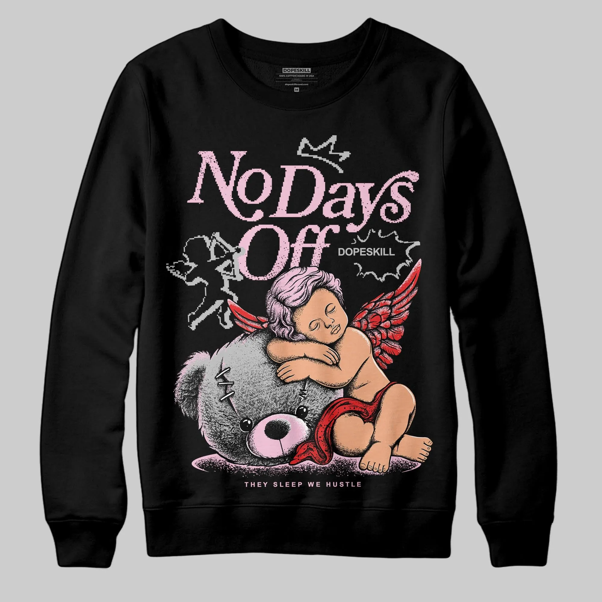 Awake NY x Arctic Pink 5s DopeSkill Sweatshirt New No Days Off Graphic sold by DopeSkill