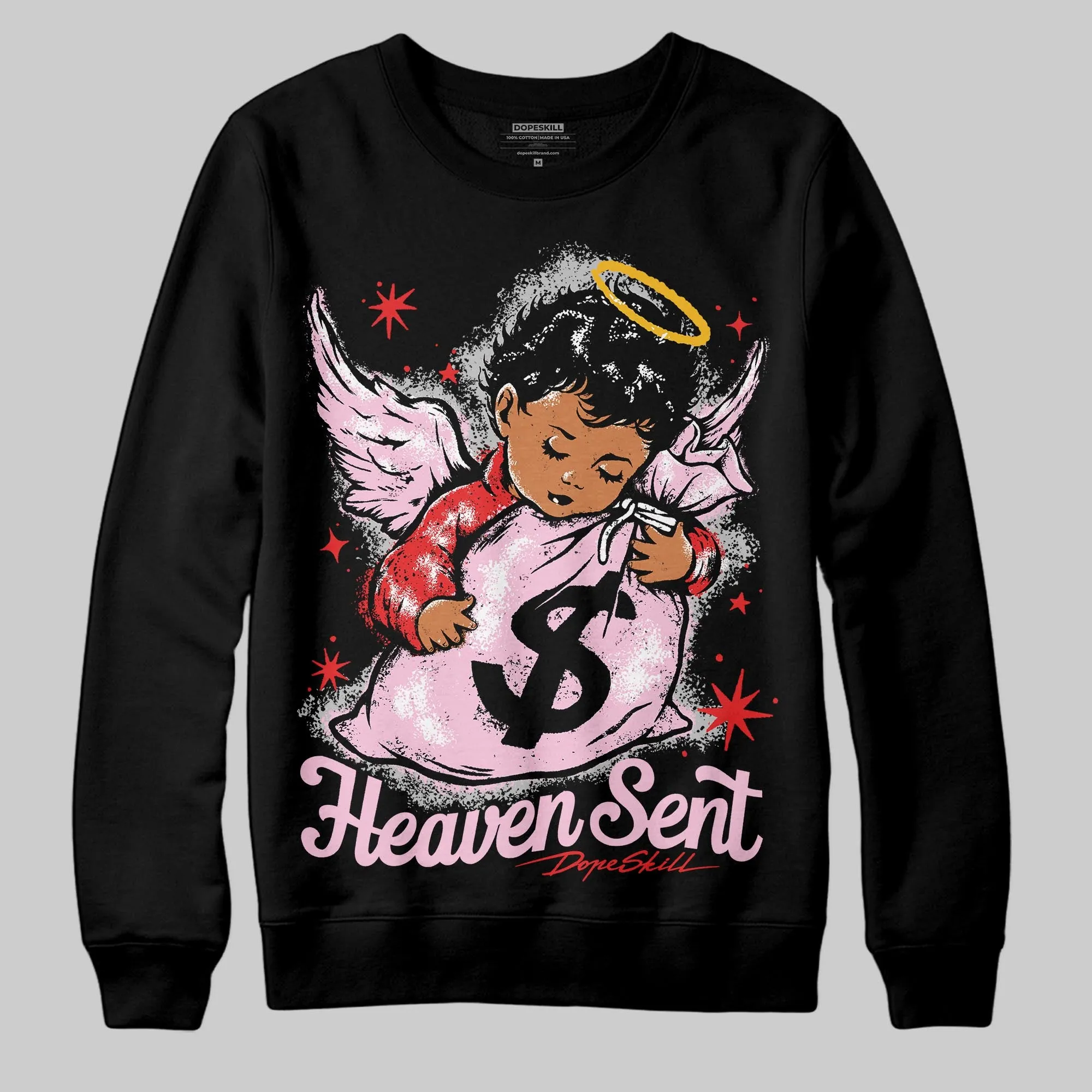 Awake NY x Arctic Pink 5s DopeSkill Sweatshirt Heaven Sent Graphic sold by DopeSkill