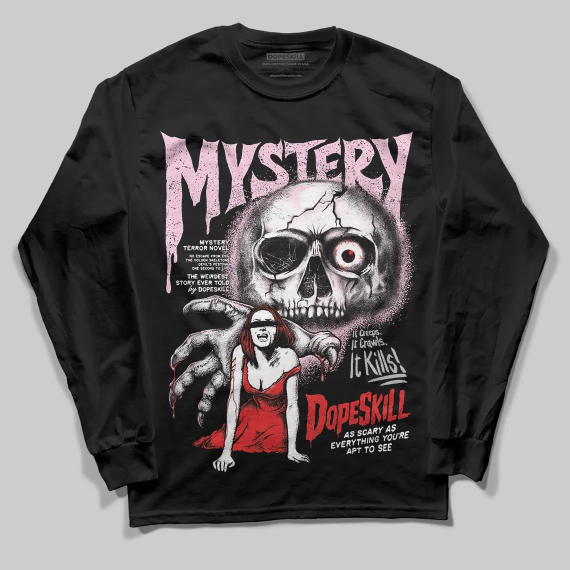 Awake NY x Arctic Pink 5s DopeSkill Long Sleeve T-Shirt Mystery Ghostly Grasp Graphic sold by DopeSkill