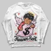 Awake NY x Arctic Pink 5s DopeSkill Long Sleeve T-Shirt Heaven Sent Graphic sold by DopeSkill