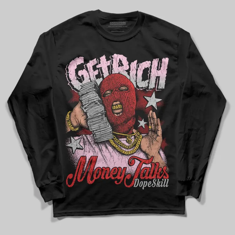 Awake NY x Arctic Pink 5s DopeSkill Long Sleeve T-Shirt Get Rich Graphic sold by DopeSkill