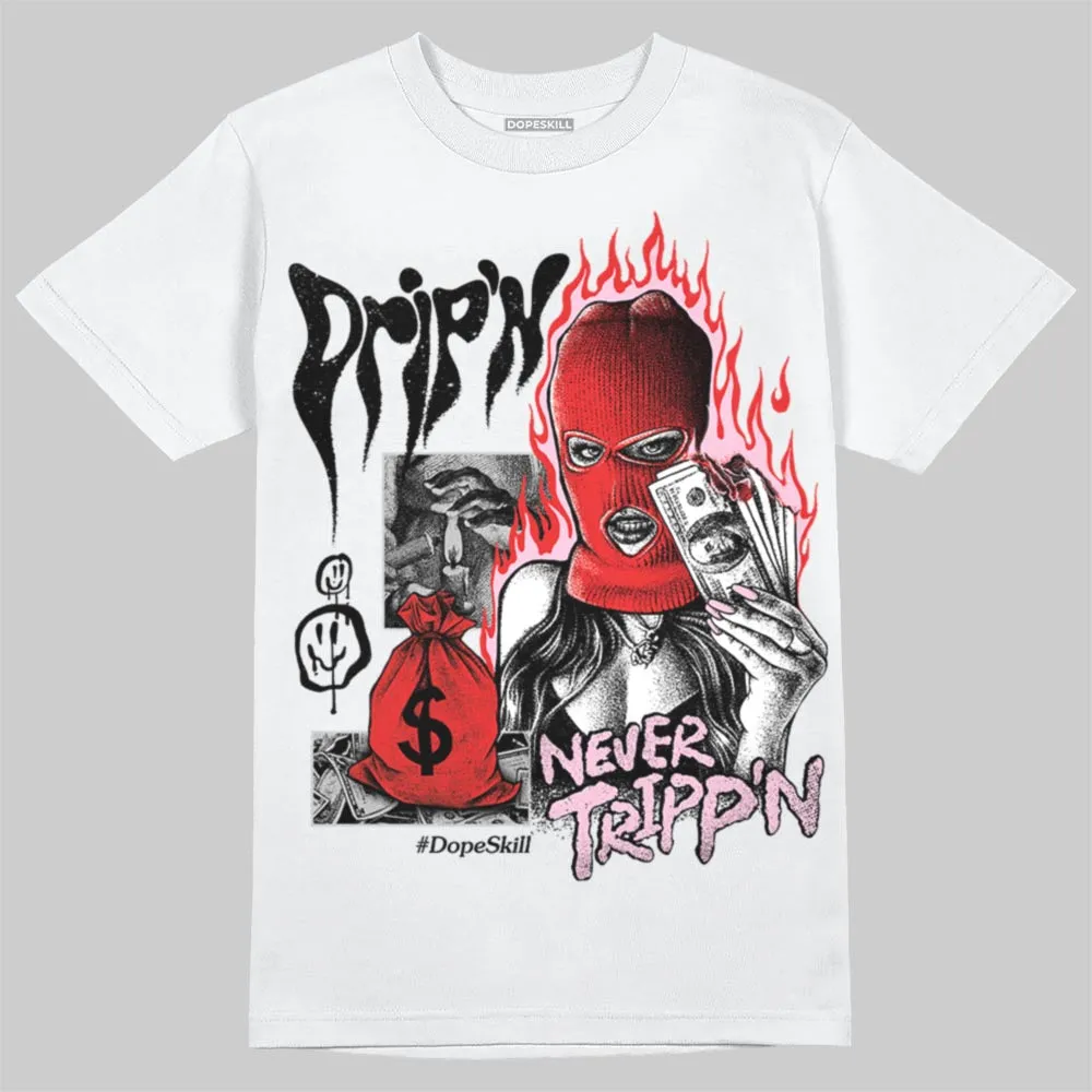 Awake NY x Arctic Pink 5s DopeSkill T-Shirt Drip'n Never Tripp'n Graphic sold by DopeSkill product image thumbnail 2