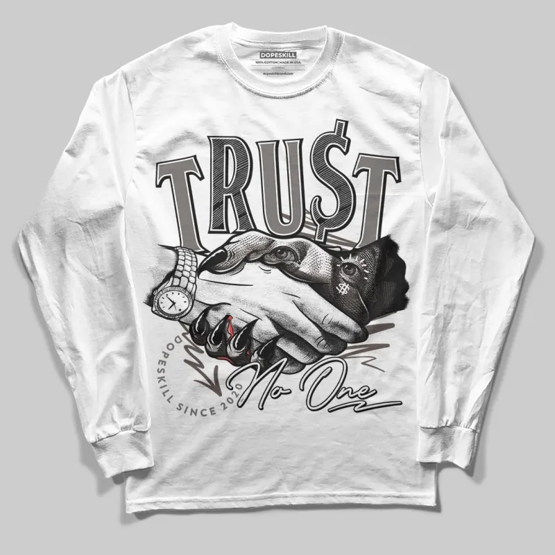 Cave Stone 4s DopeSkill Long Sleeve T-Shirt Trust No One Graphic sold by DopeSkill