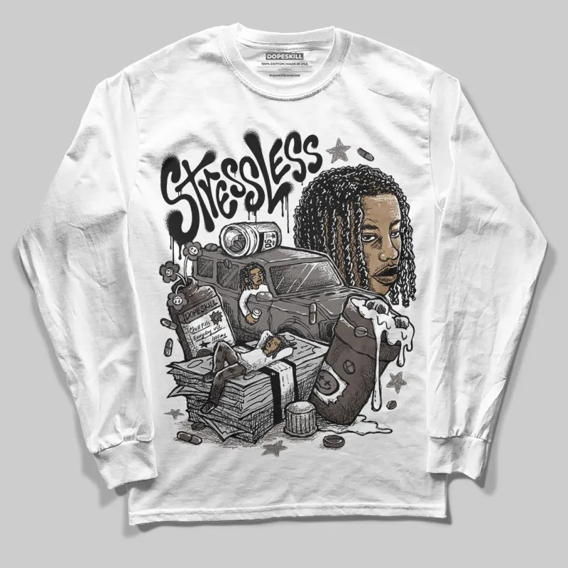 Cave Stone 4s DopeSkill Long Sleeve T-Shirt Stressless Graphic sold by DopeSkill