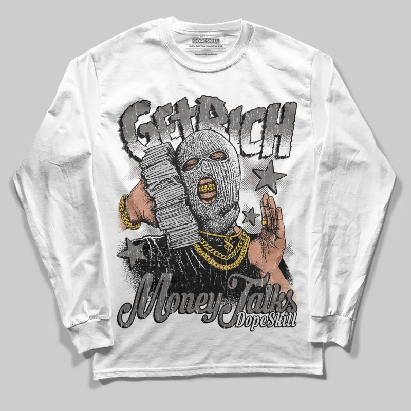 Cave Stone 4s DopeSkill Long Sleeve T-Shirt Get Rich Graphic sold by DopeSkill