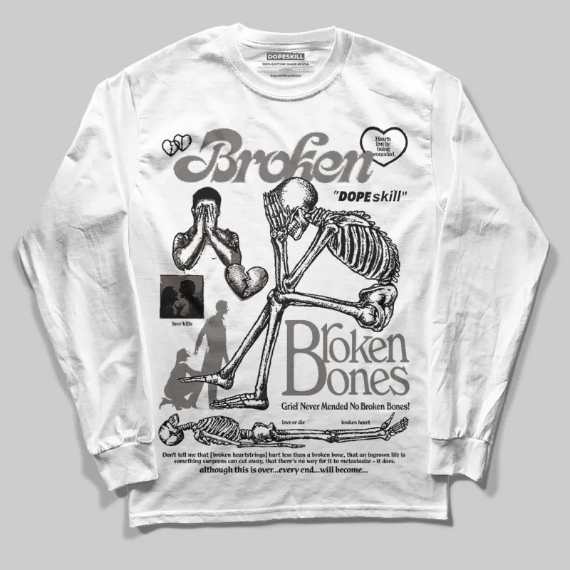 Cave Stone 4s DopeSkill Long Sleeve T-Shirt Broken Bones Graphic sold by DopeSkill