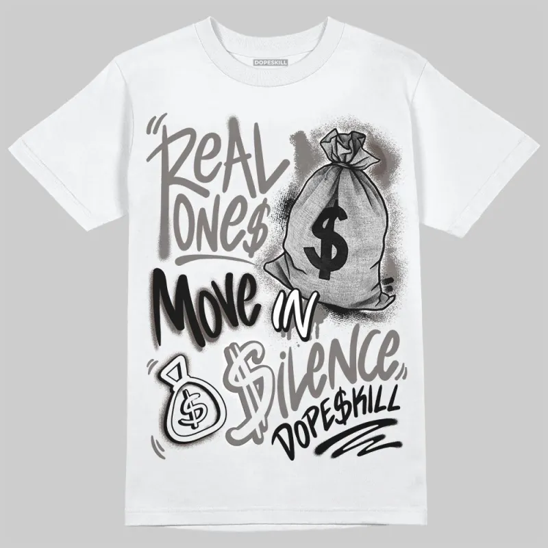 Cave Stone 4s DopeSkill T-Shirt Real Ones Move In Silence Graphic sold by DopeSkill
