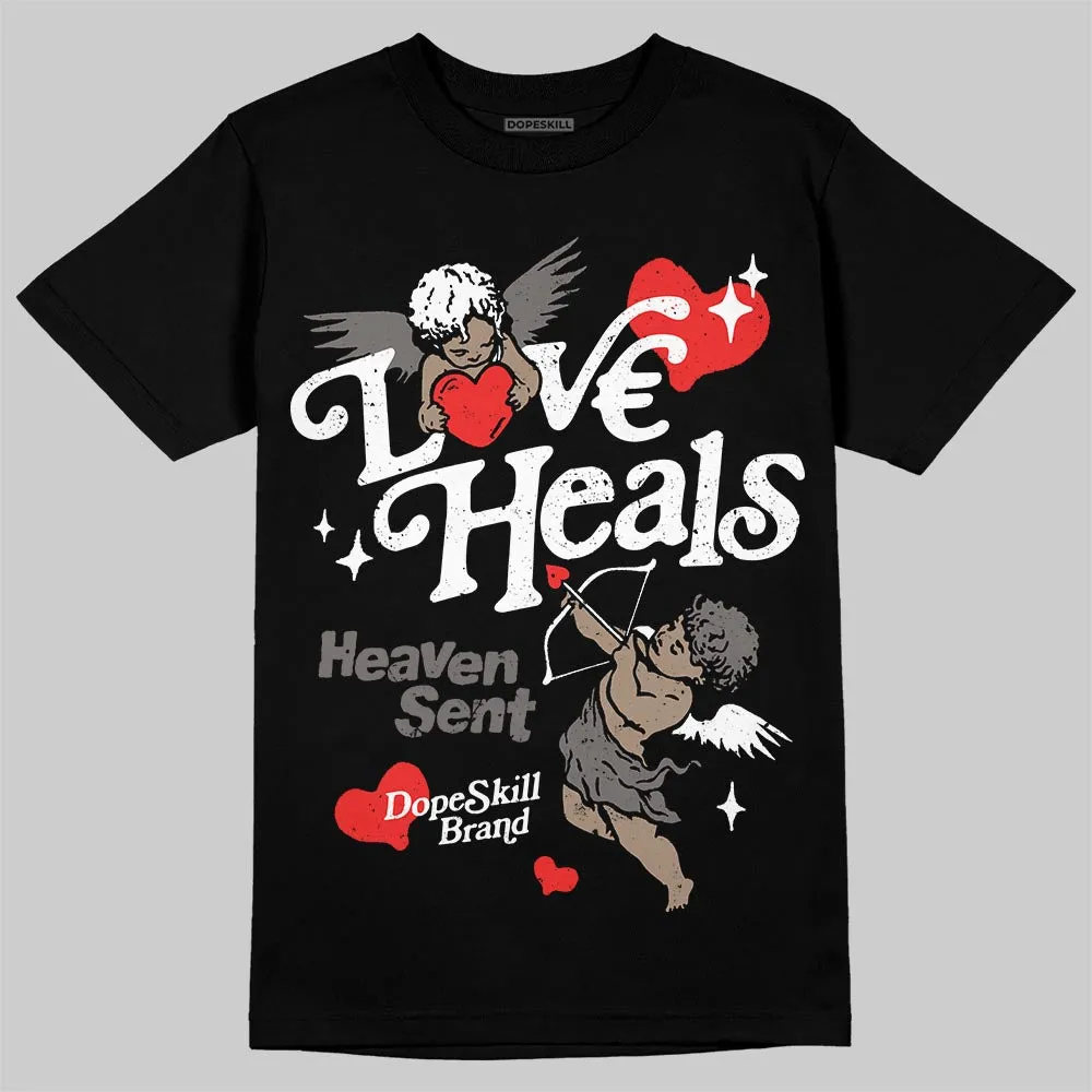 Cave Stone 4s DopeSkill T-Shirt New Love Heals Graphic sold by DopeSkill product image thumbnail 2